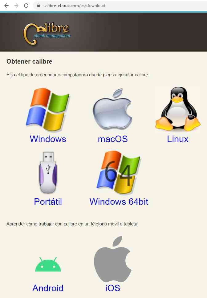 pantalla de descarga de calibre